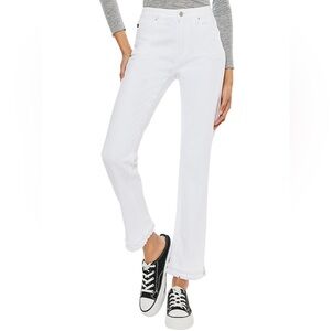 KanCan™ High Rise Double Layer Fray Hem Ankle Straight Jean 27